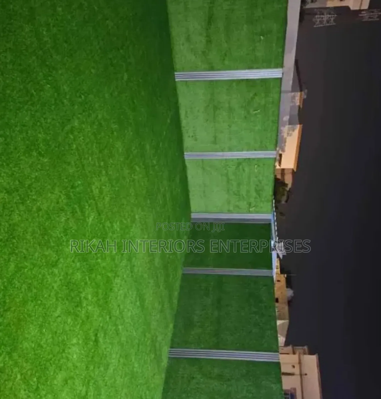 Playing Football Pitch Grass Carpets Environmental Friendly Justin