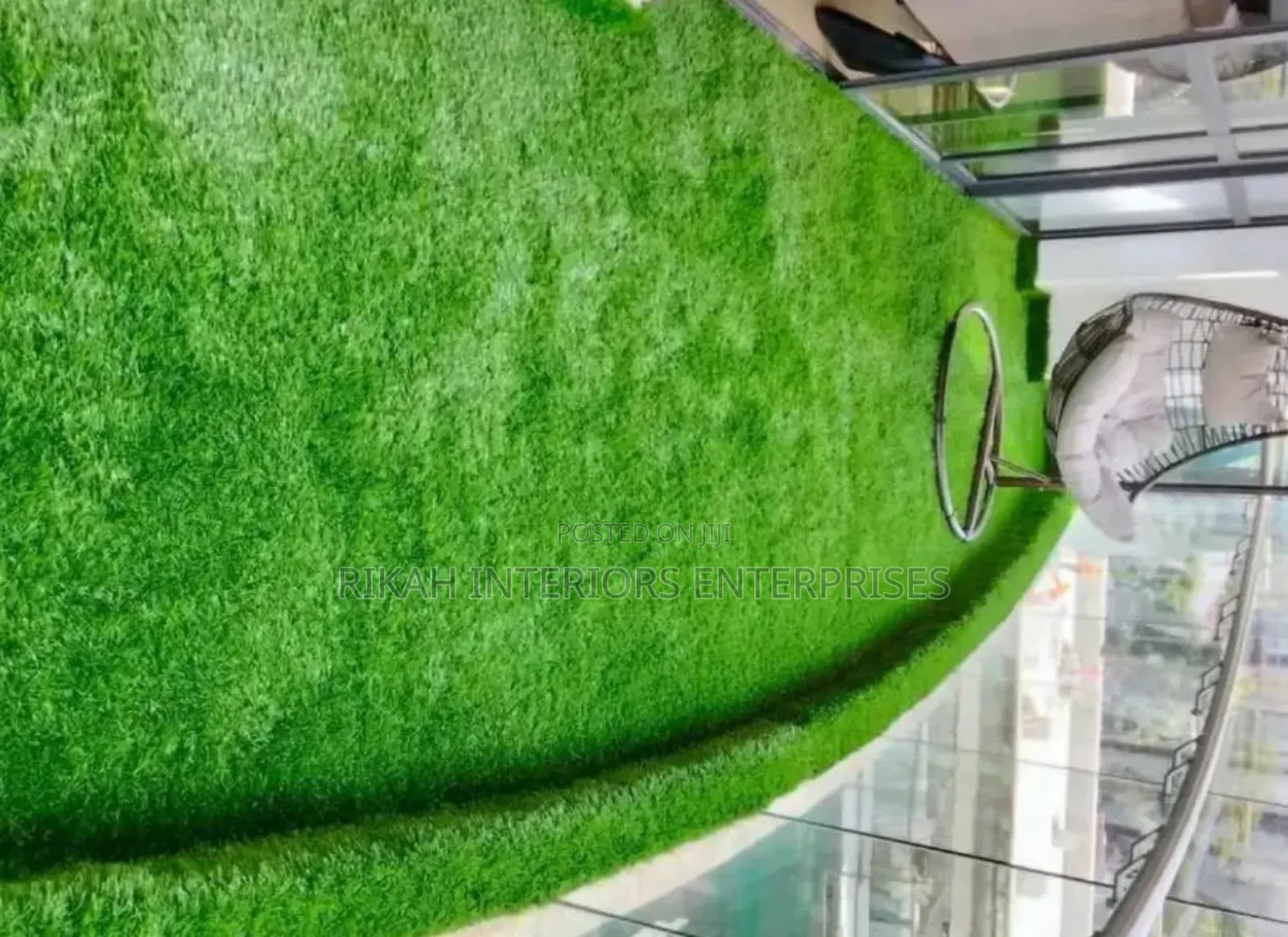 Balcony View Grass Carpets Grass Carpets Environmental Friendly Justin