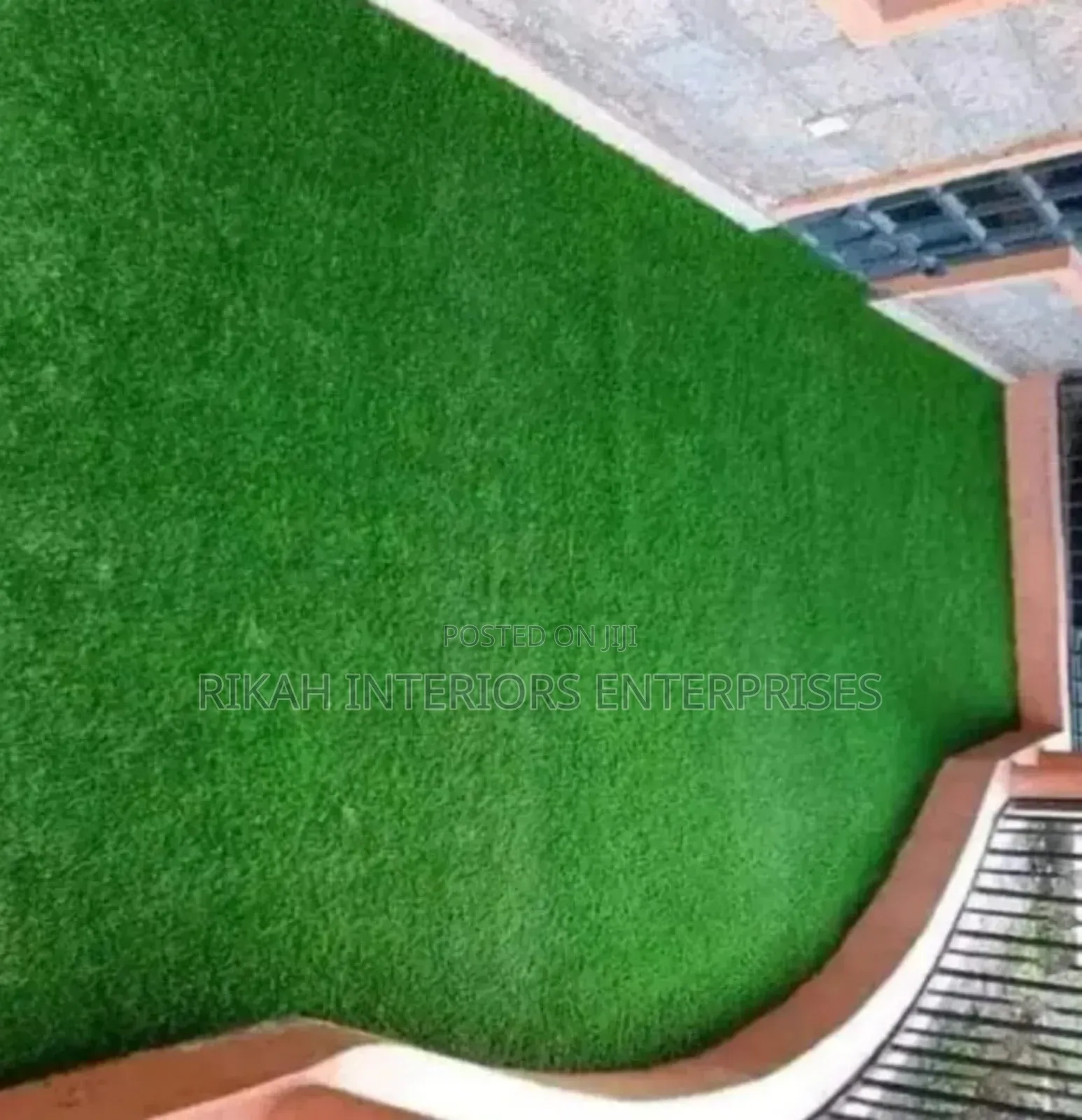 Curved Balcony Grass Carpets Grass Carpets Environmental Friendly