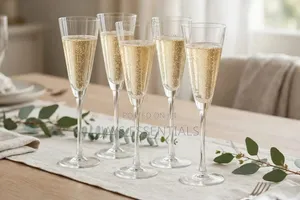 6pc Premium Champagne Glass Set