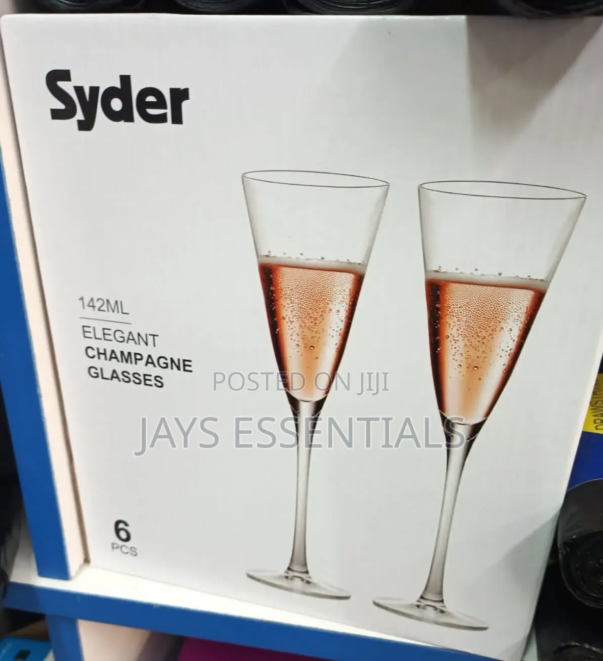 6pc Premium Champagne Glass Set