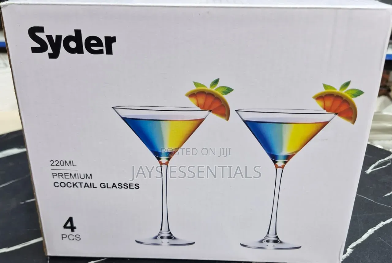 4pc Martini Cocktail Glass Set (250ml)
