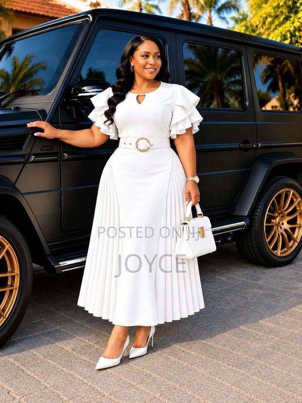 Side Pleated Dress