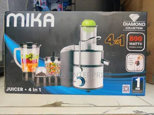 *Mika 4in1 Juicer, Blender,Grinder and Chopper 800W