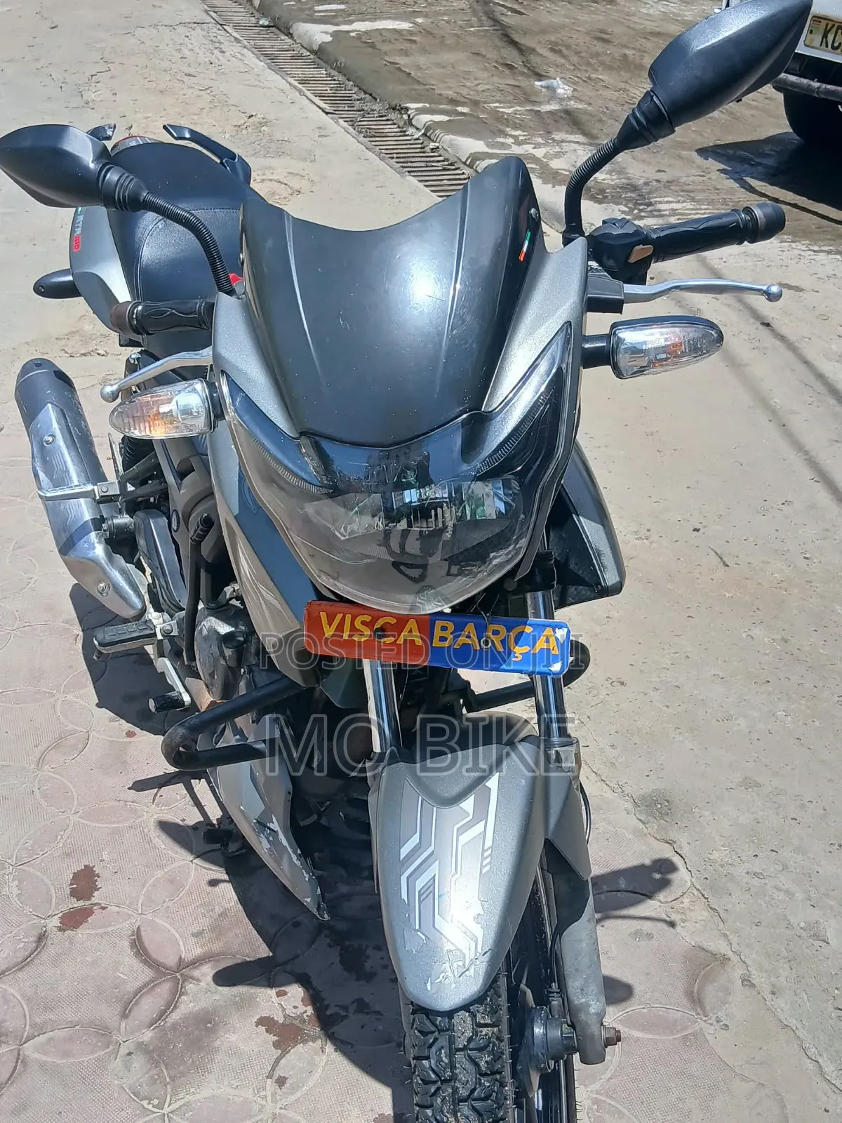 TVS Apache 180 RTR 2019 Gray