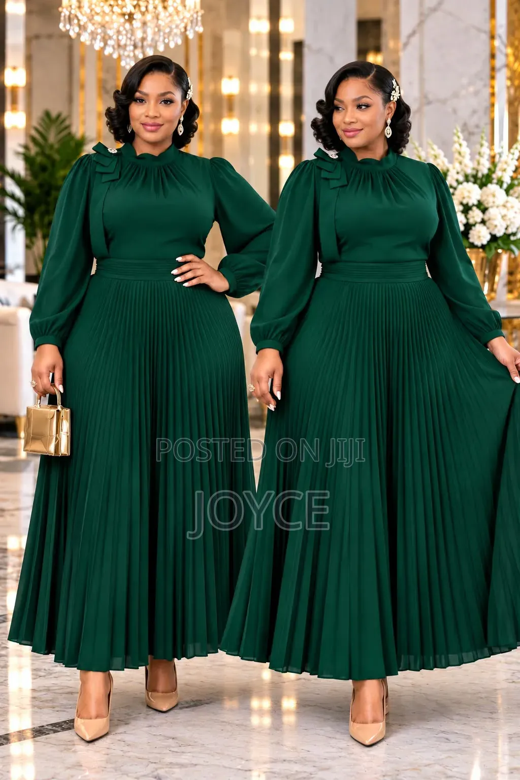 Maxi Long-Sleeved Dress