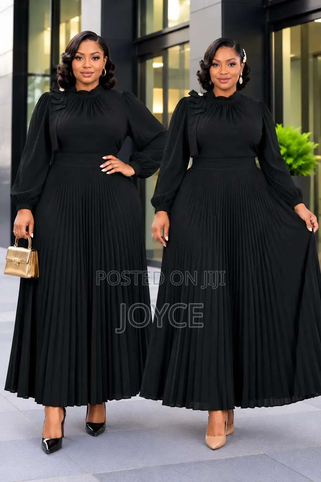 Maxi Long-Sleeved Dress
