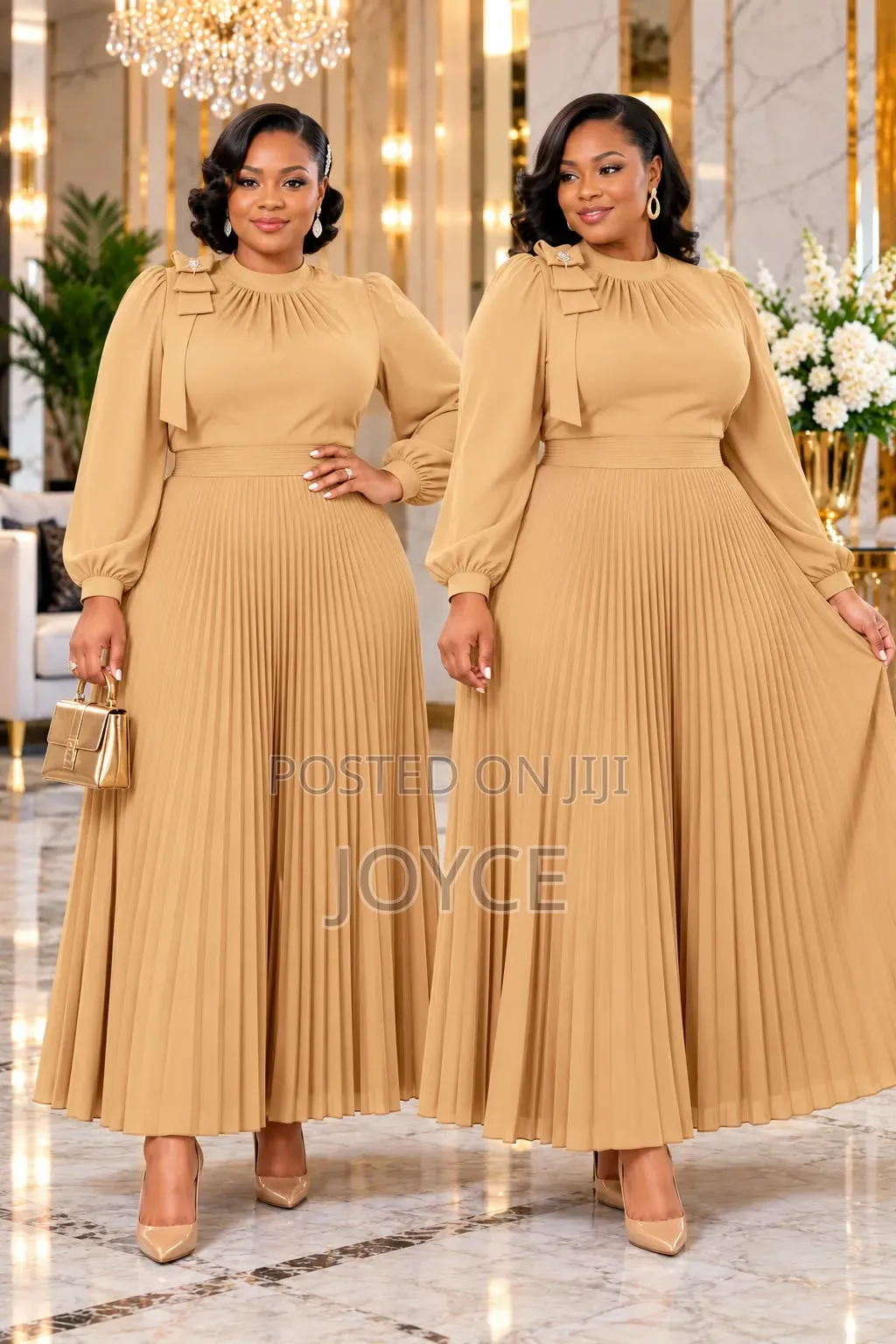 Maxi Long-Sleeved Dress