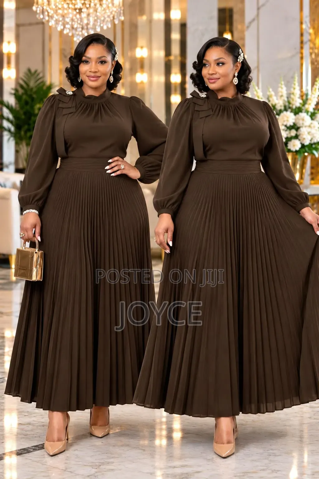 Maxi Long-Sleeved Dress