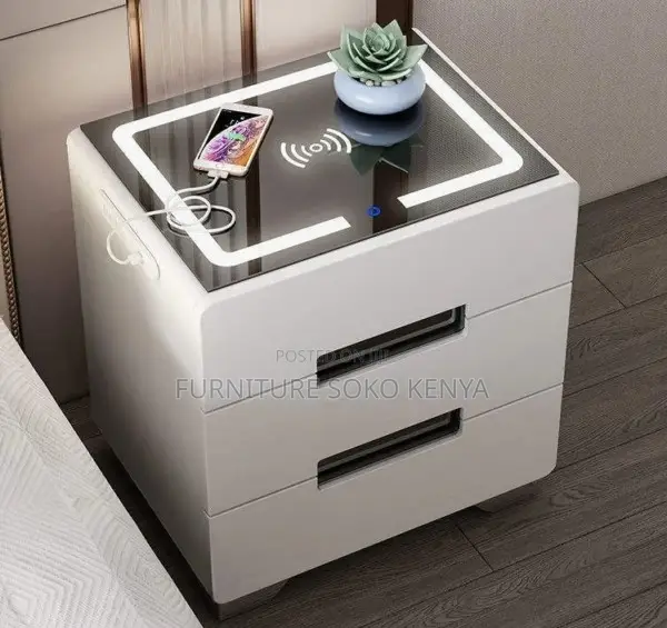 Bedside Drawer : Modern Smart Bedside Table