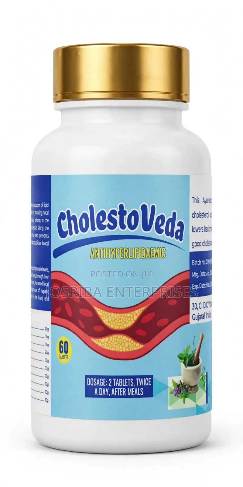 CHOLESTOVEDA -Cholesterol & Blood Lipids Wellness