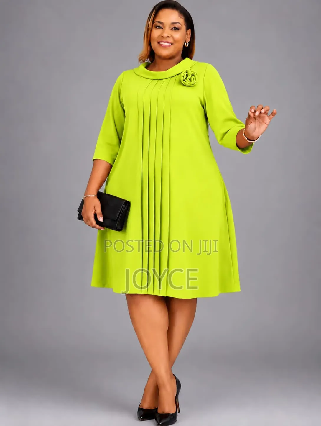 A-Line Plain Dress