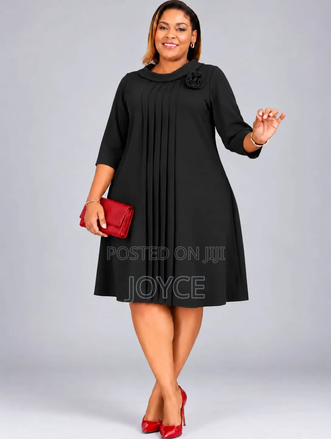 A-Line Plain Dress