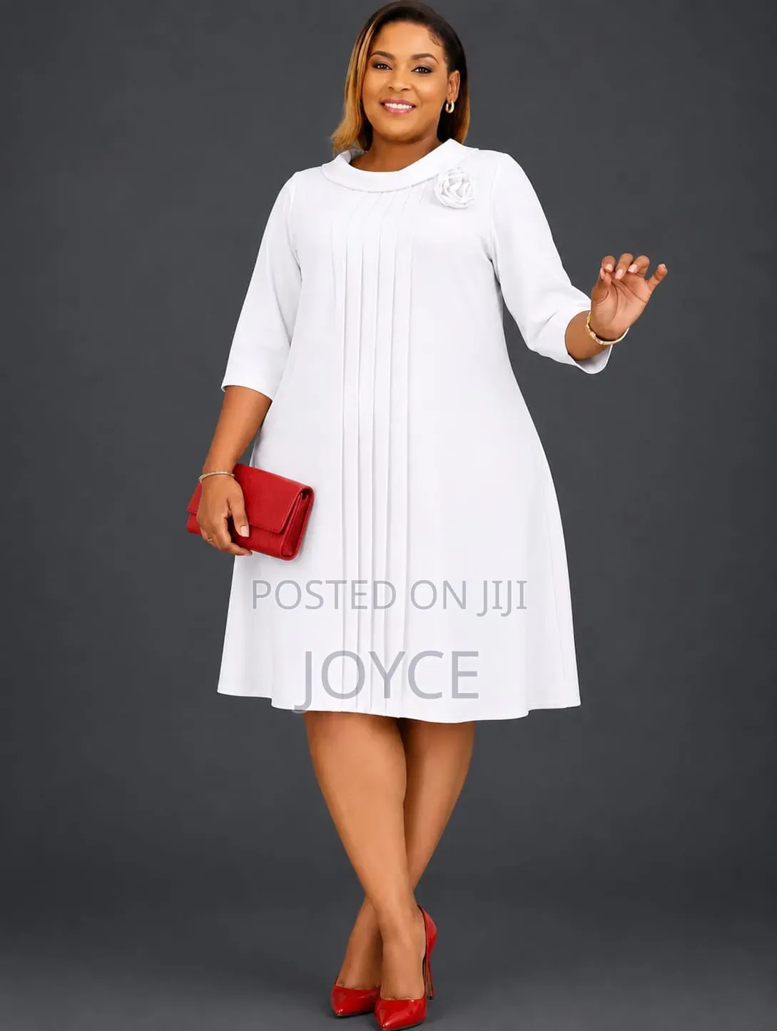 A-Line Plain Dress