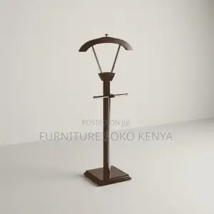 Valet Stand : Executive Mahogany Coat Hanger