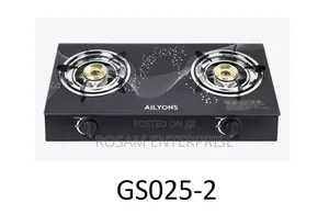 Ailyons 2 Burner Glass GS025-2 COOKER