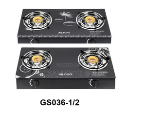 Ailyons 2 Burner Glass GS036-1/2