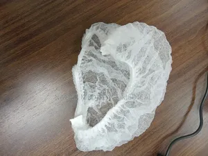 Lightweight, Breathable, White Hairnets