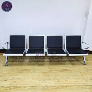 Office Bench : 4-Seater Linked Reception or Waiting Bench