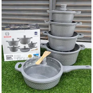 Bosch 11pc Cookware With Silicone Lid Covers