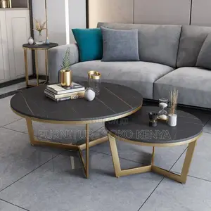Coffee Table : Modern Round Nesting Coffee Table Set