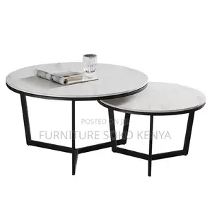 Coffee Table : Modern Round Nesting Coffee Table Set