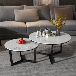 Coffee Table : Modern Round Nesting Coffee Table Set