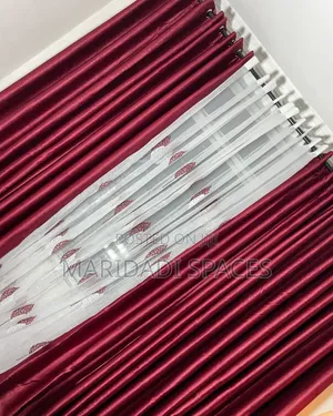 Maroon Curtains for Your Living Room