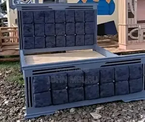 Modern Mocket Bed Gray With Dark Blue 5*6