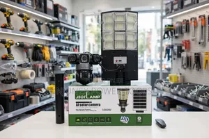 JSOT 2-in-1 AI Solar Camera and 1000W LED Floodlight/Street Light