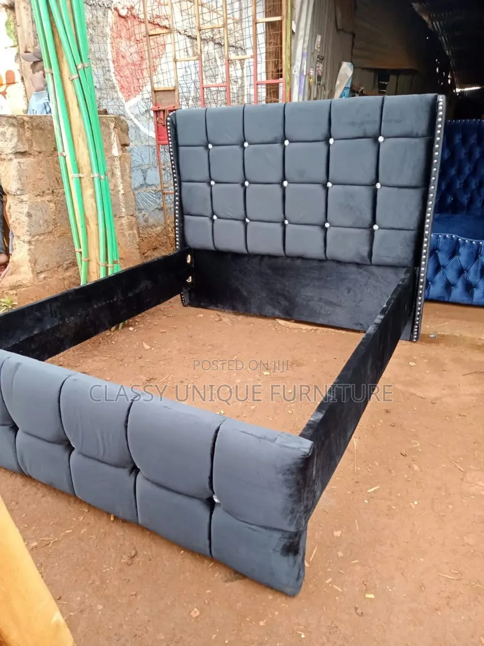 5x6 Black Upholstery