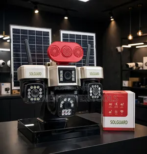 Solguard AOV 4G Multi-Lens Solar-Powered Security Camera System