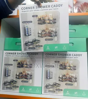 5-Piece/5-in-1 Multipurpose Corner Shower Caddy Set