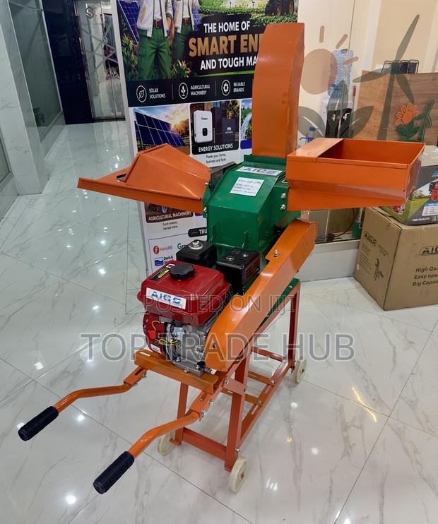 Complete Aico Chaff Cutter/Chopper With 8HP Petrol Engine - main view