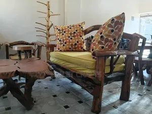 Rustic Wood Sofa Set