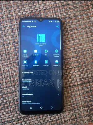 Tecno Spark 8C 64 GB Blue