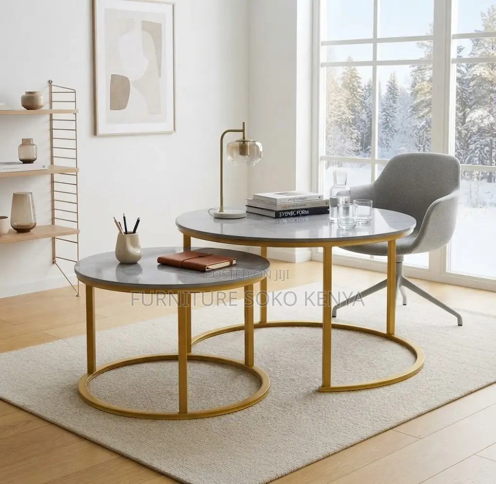 Coffee Table: Premium Solid Marble Home Office Coffee Table