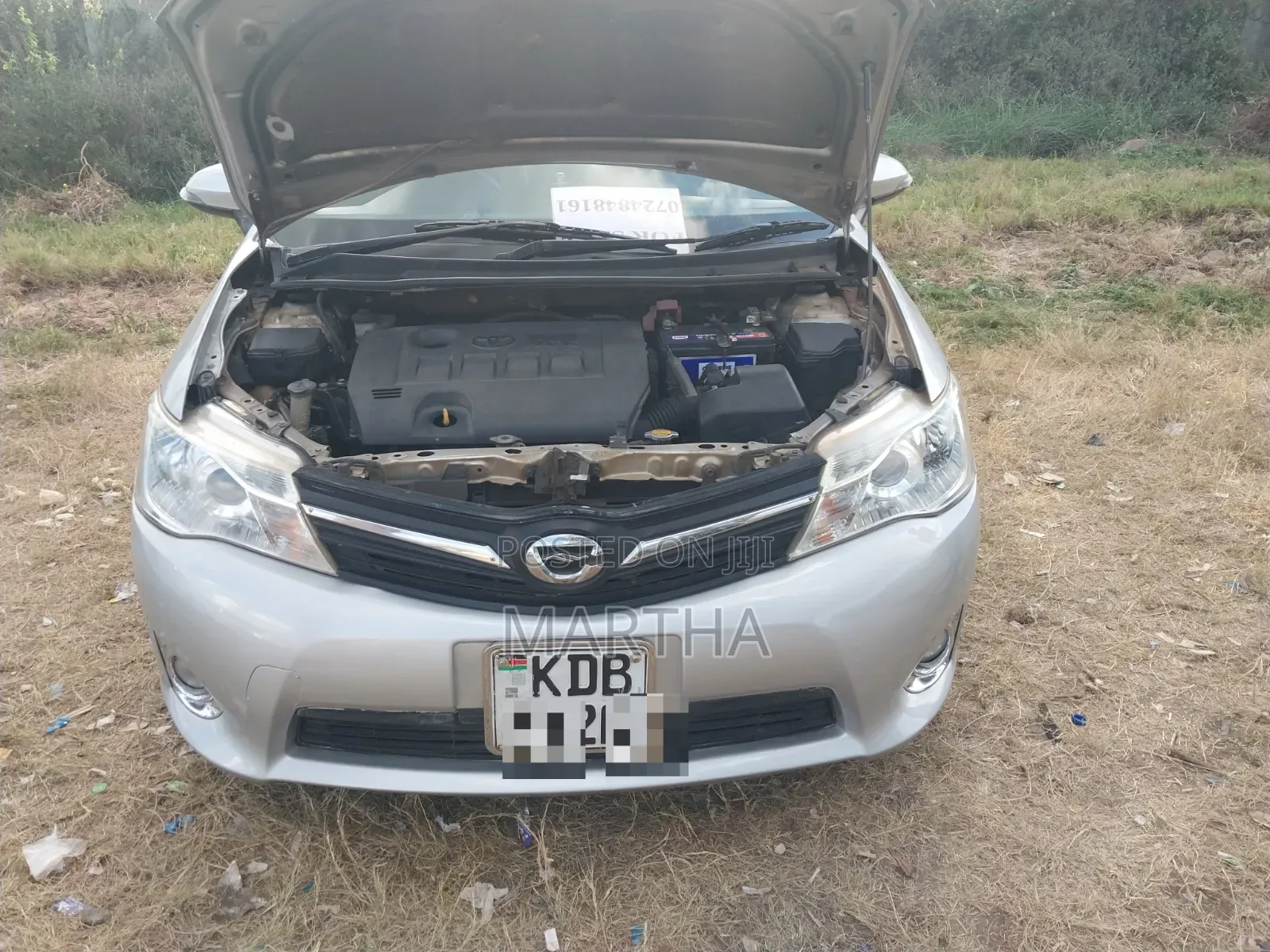 Toyota Corolla Fielder 2013 Silver