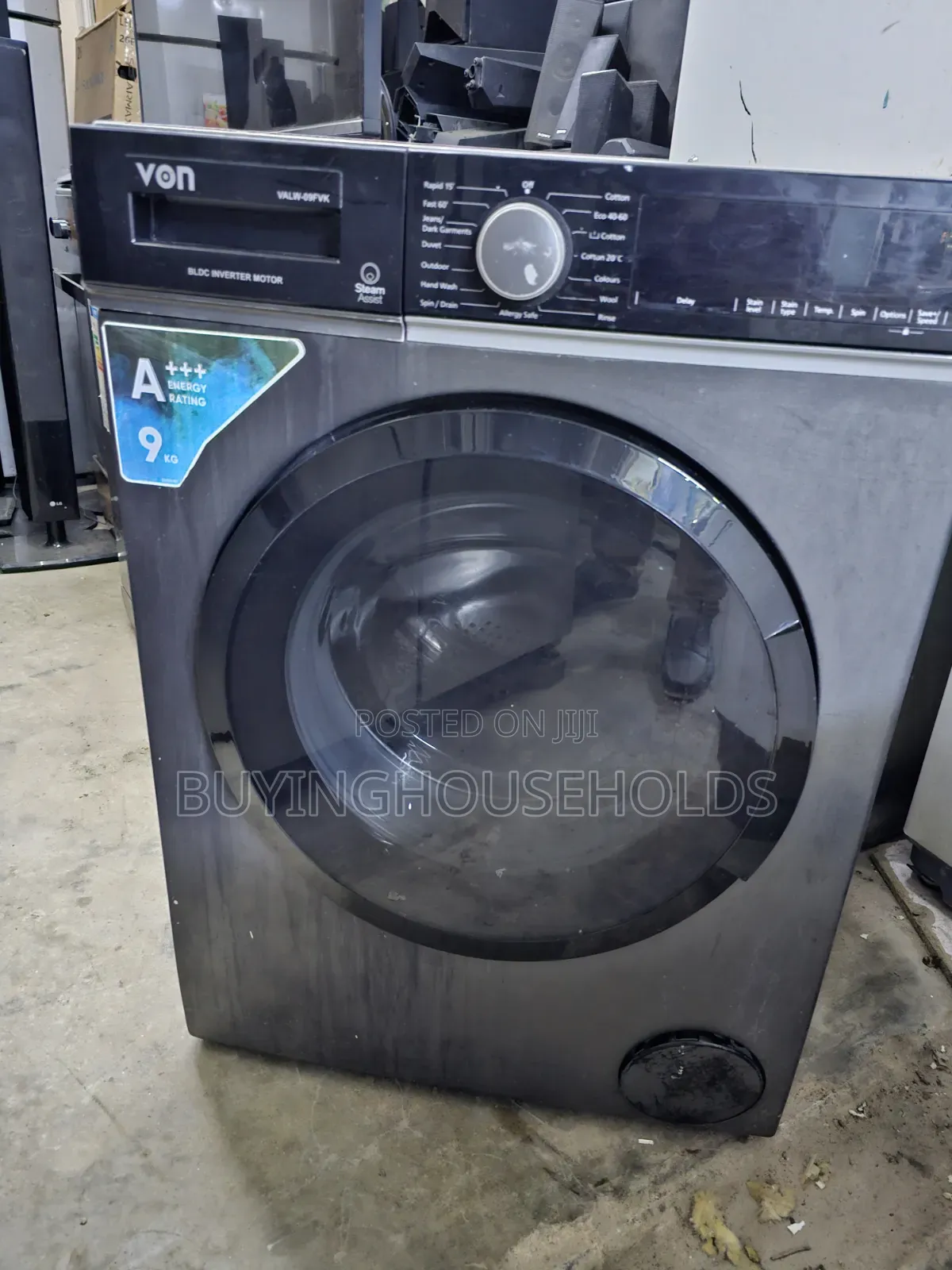 Von 9kg Front Load Washing Machine Wash/Spin