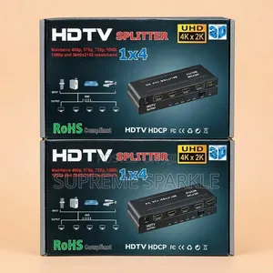 HDMI Splitter 1×4 4K (4 Port Ultra HD Hub Switch Box).