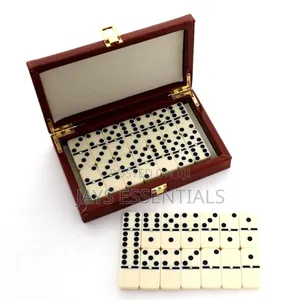 Leather Case Dominos Board Game Gift