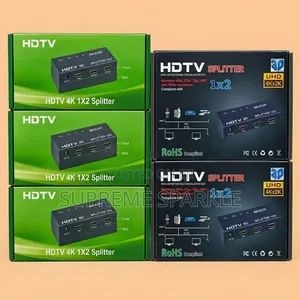 4K HDMI Splitter 1x2 Dual Screen Output UHD 3D 2160p.