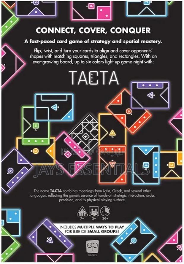 Tacta Cards Party Game - main view