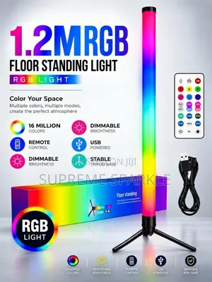 1.2M RGB Floor Standing Light/ Standing Lamp.