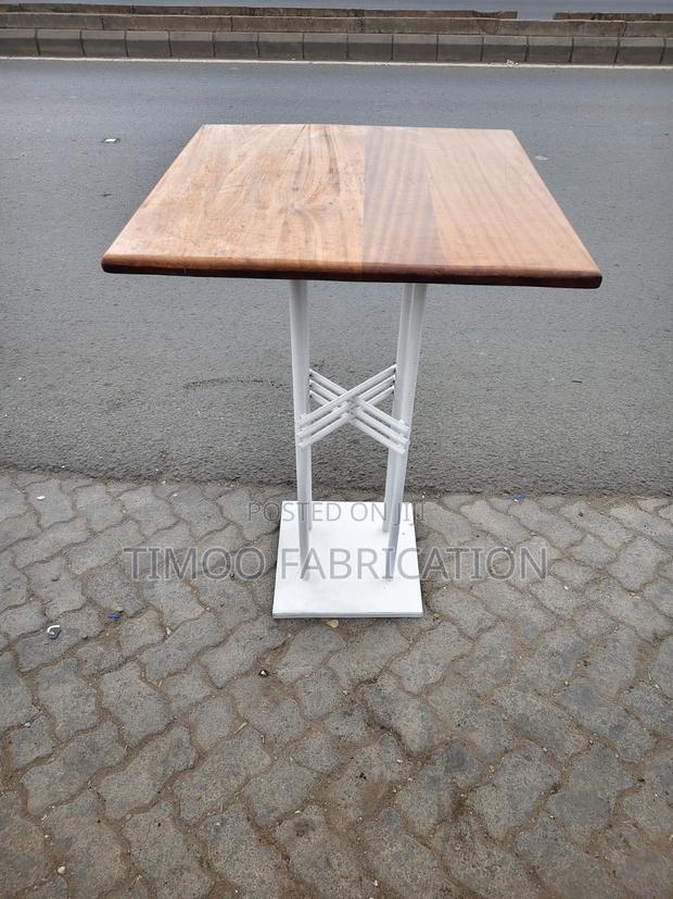 Restaurant Mahogany Top Table Design - main view