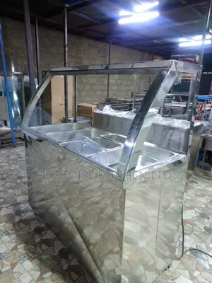 Stainless Steel Commercial Bain Marie Size 1.5m With 4 Insert