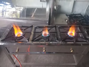 Stainless Steel Commercial Cooking Range / 3-Burner Hotel Range