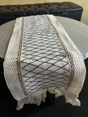 Table Runner (Blue Criss-Cross)