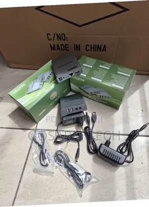 60M HDMI KVM Extender Kit With Transmitter and Receiver Over Cat6 Cabl