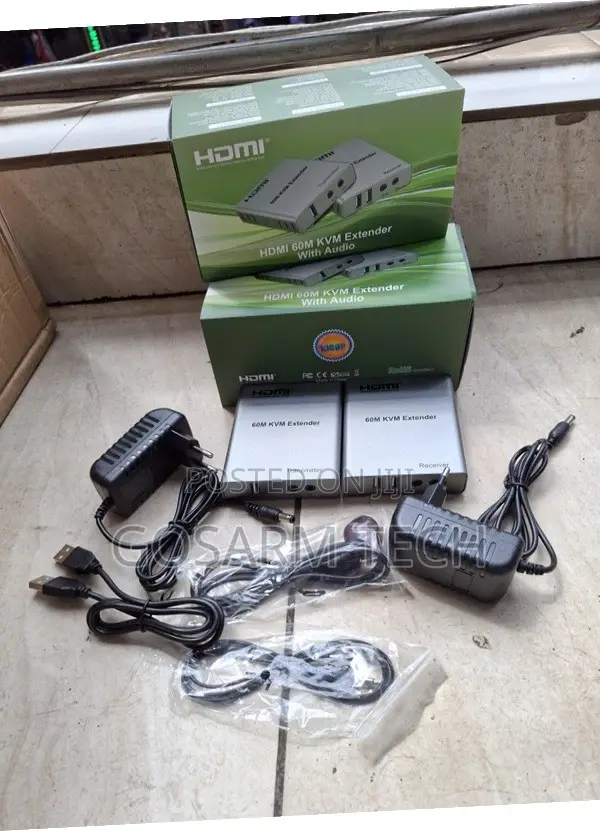 1080p HDMI KVM Extender 60M With Keyboard and Mouse Control